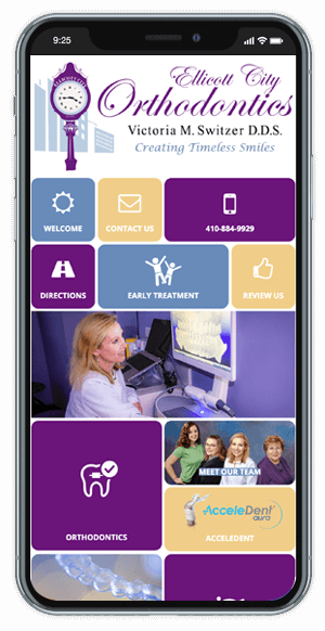 ellicott city ortodomntics mobile app image