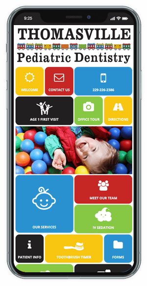 thomasville pediatric dentistry mobile app image