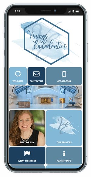 vinings endodontics mobile app image