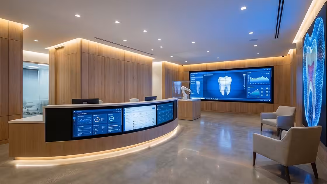 Futuristic dental office dso marketing
