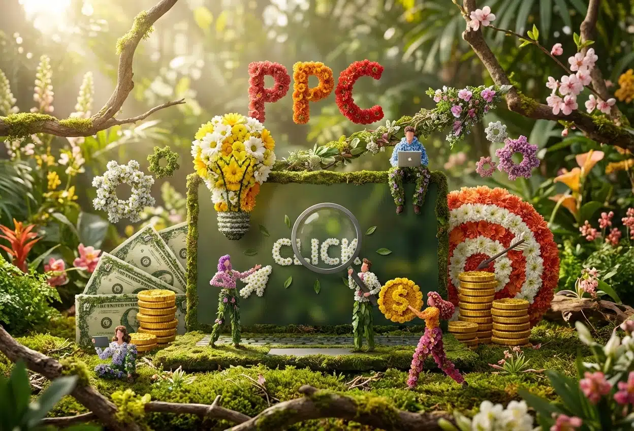 Ppc flower graphic